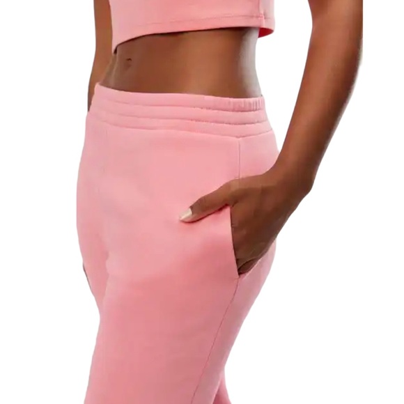 OAK & Refined high elastic waist Sweatpants relax fit straight leg cut NWT SZ M - Picture 2 of 4